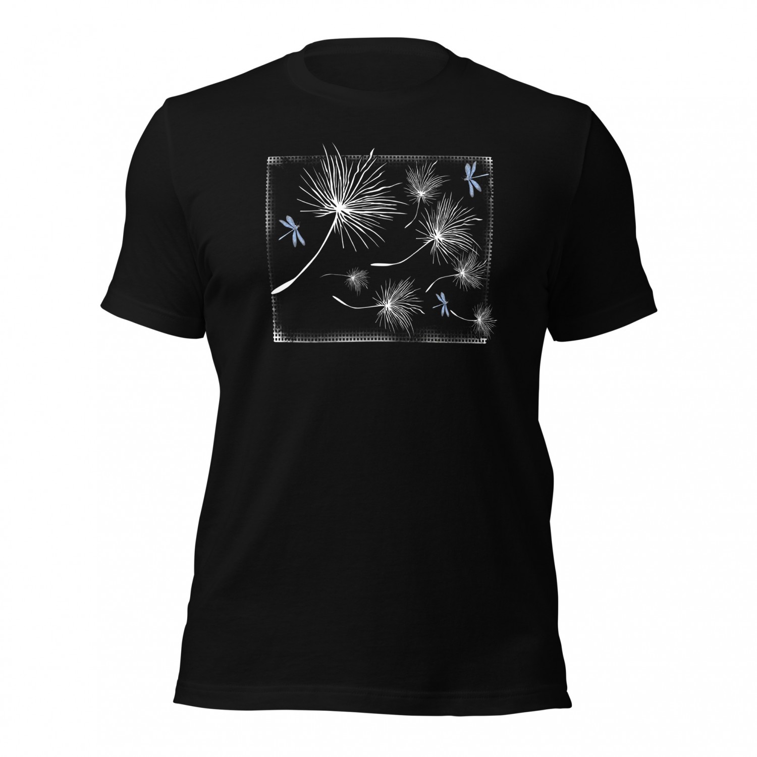 T-shirt with a dandelion